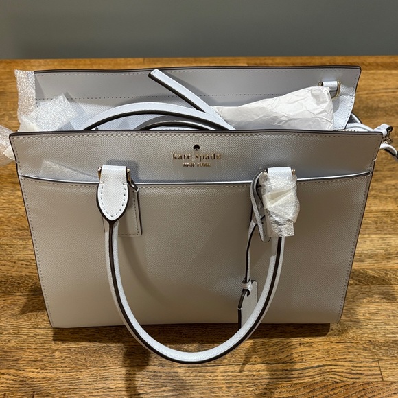 NEW w/TAG Kate Spade Cameron Leather Monotone Medium  Satchel - Picture 1 of 14